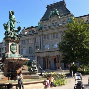 Фонтан Broderbrunnen в Санкт-Галлене
