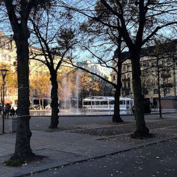 Площадь Ярнторгет в Эребру